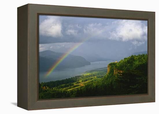 Columbia River Gorge VI-Ike Leahy-Framed Premier Image Canvas