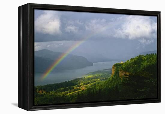 Columbia River Gorge VI-Ike Leahy-Framed Premier Image Canvas