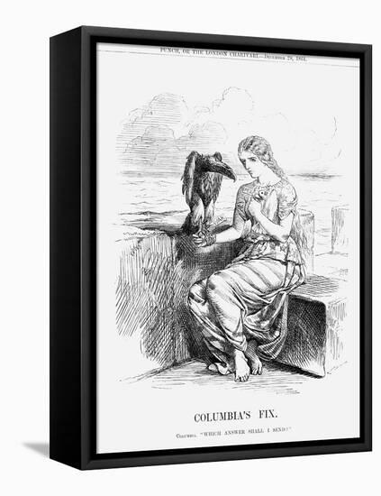 Columbia's Fix, 1861-null-Framed Premier Image Canvas