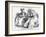 Columbia's Sewing-Machine, 1864-John Tenniel-Framed Giclee Print