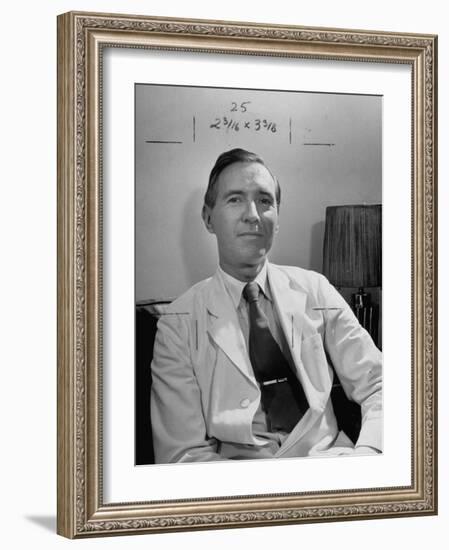 Columbia Univ. Prof. Jacques Barzun-null-Framed Photographic Print