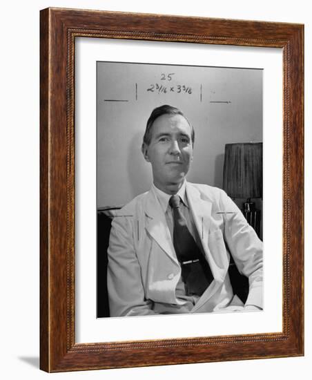 Columbia Univ. Prof. Jacques Barzun-null-Framed Photographic Print