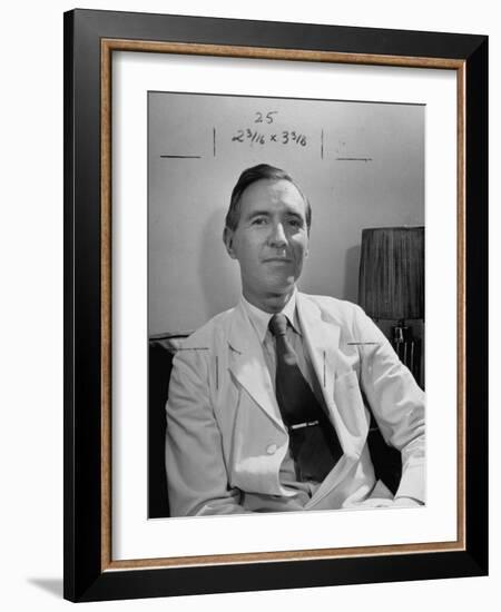 Columbia Univ. Prof. Jacques Barzun-null-Framed Photographic Print