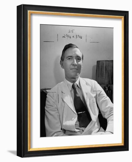 Columbia Univ. Prof. Jacques Barzun-null-Framed Photographic Print