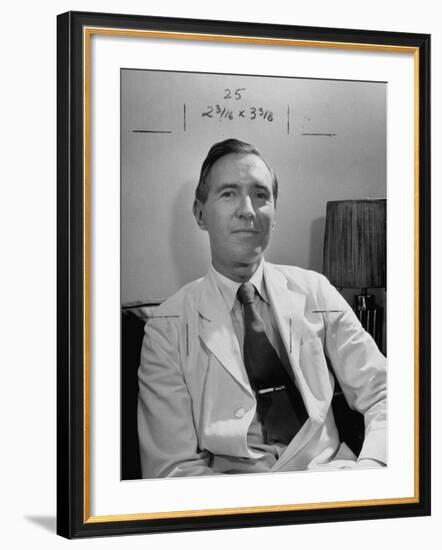 Columbia Univ. Prof. Jacques Barzun-null-Framed Photographic Print