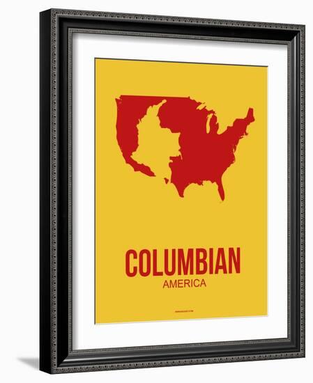 Columbian America Poster 3-NaxArt-Framed Art Print