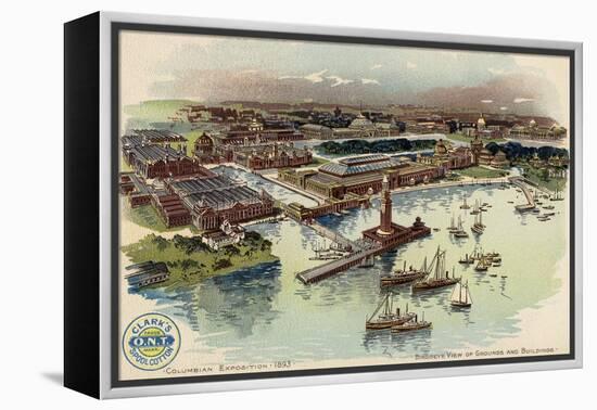 Columbian Exposition, 1893, c.1893-94-Mario Borgoni-Framed Premier Image Canvas