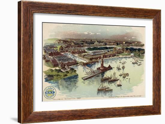 Columbian Exposition, 1893, c.1893-94-Mario Borgoni-Framed Giclee Print