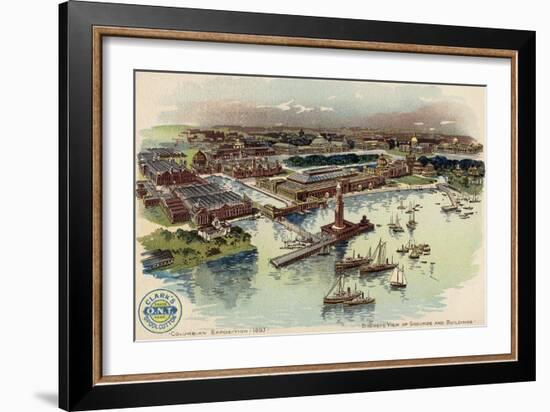 Columbian Exposition, 1893, c.1893-94-Mario Borgoni-Framed Giclee Print