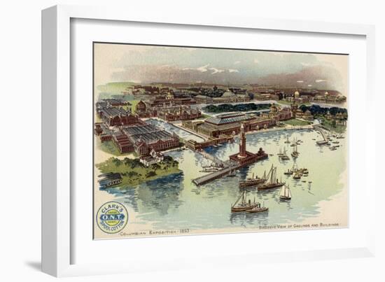 Columbian Exposition, 1893, c.1893-94-Mario Borgoni-Framed Giclee Print