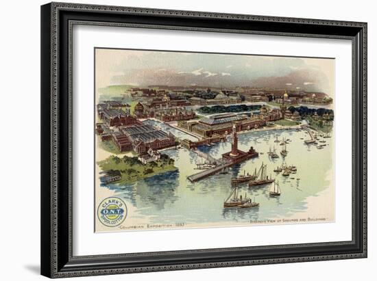 Columbian Exposition, 1893, c.1893-94-Mario Borgoni-Framed Giclee Print