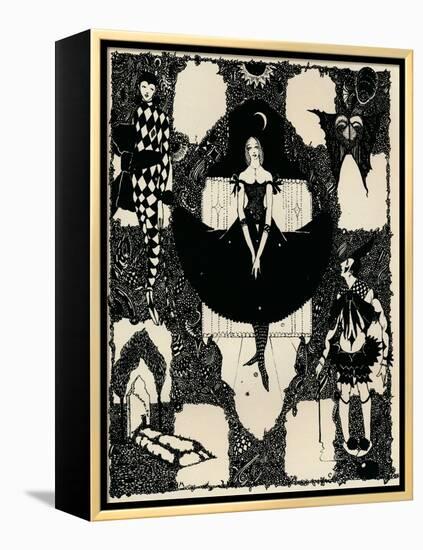 Columbine, C 1900-1930, (1925)-Harry Clarke-Framed Premier Image Canvas