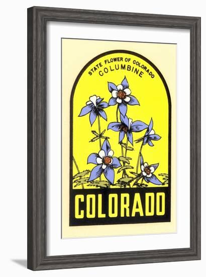 Columbine Decal-null-Framed Art Print