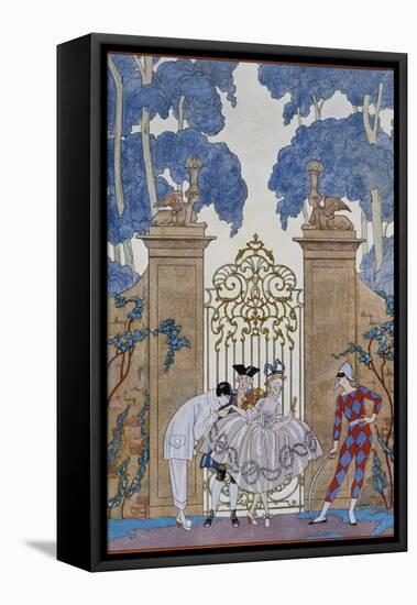 Columbine-Georges Barbier-Framed Premier Image Canvas