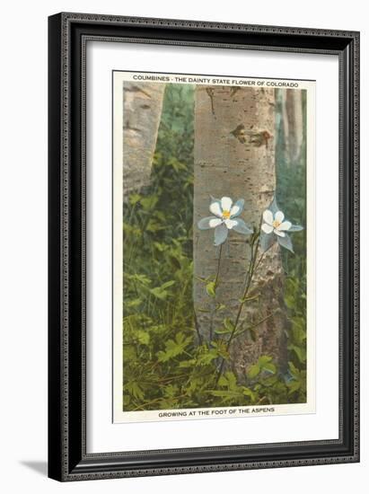 Columbines-null-Framed Art Print