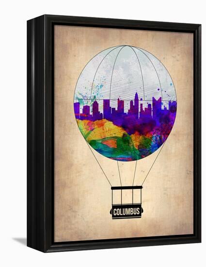 Columbus Air Balloon-NaxArt-Framed Stretched Canvas