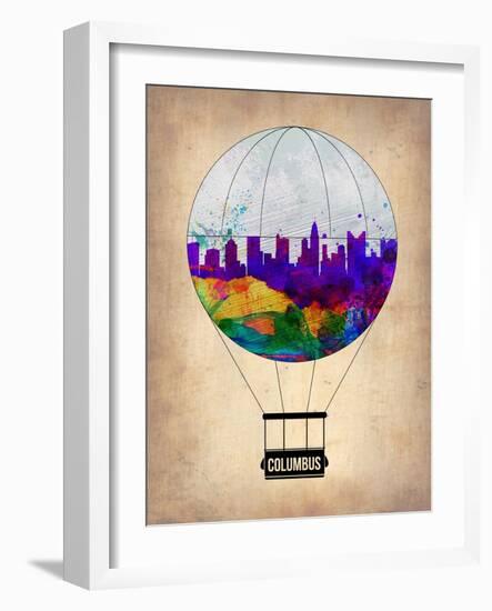 Columbus Air Balloon-NaxArt-Framed Art Print