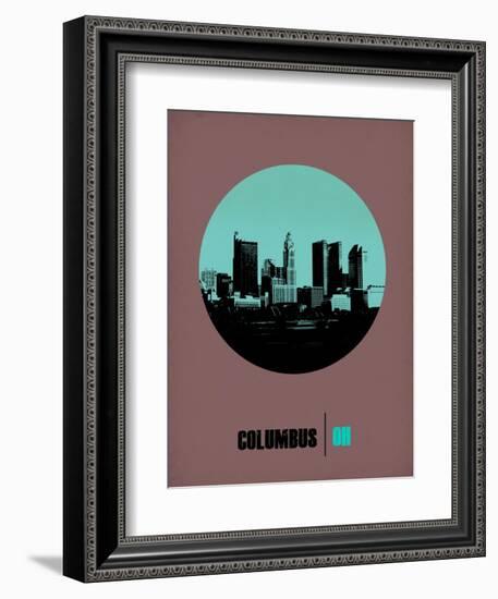 Columbus Circle Poster 2-NaxArt-Framed Art Print