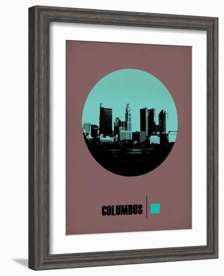 Columbus Circle Poster 2-NaxArt-Framed Art Print