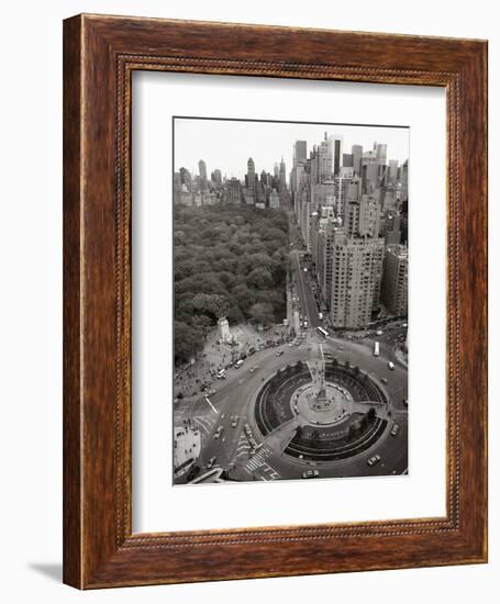 Columbus Circle-Chris Bliss-Framed Art Print