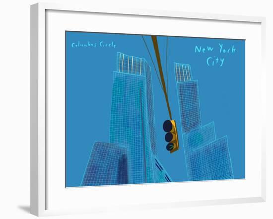 Columbus circle-Mark Ulriksen-Framed Art Print