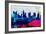 Columbus City Skyline-NaxArt-Framed Art Print