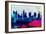 Columbus City Skyline-NaxArt-Framed Art Print