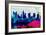 Columbus City Skyline-NaxArt-Framed Art Print