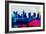 Columbus City Skyline-NaxArt-Framed Art Print