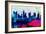 Columbus City Skyline-NaxArt-Framed Art Print