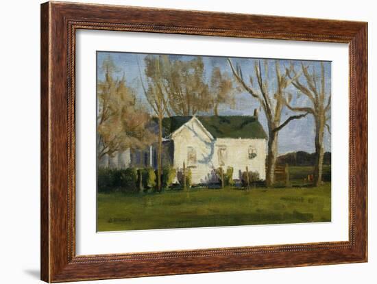 Columbus Farm House-Michael Budden-Framed Giclee Print