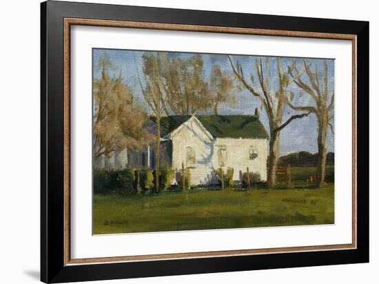 Columbus Farm House-Michael Budden-Framed Giclee Print