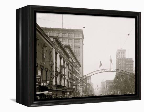 Columbus, Ohio, High St. North from State-null-Framed Stretched Canvas