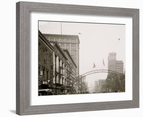 Columbus, Ohio, High St. North from State-null-Framed Photo