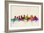 Columbus Ohio Skyline-Michael Tompsett-Framed Art Print