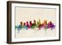 Columbus Ohio Skyline-Michael Tompsett-Framed Art Print