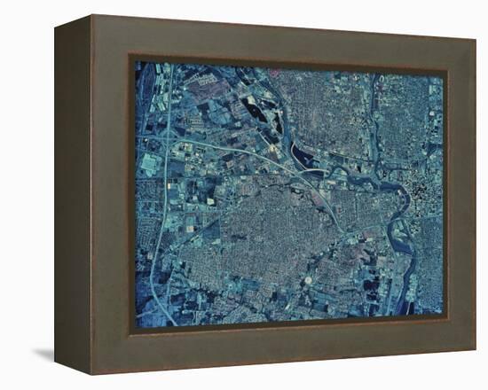 Columbus, Ohio-Stocktrek Images-Framed Premier Image Canvas