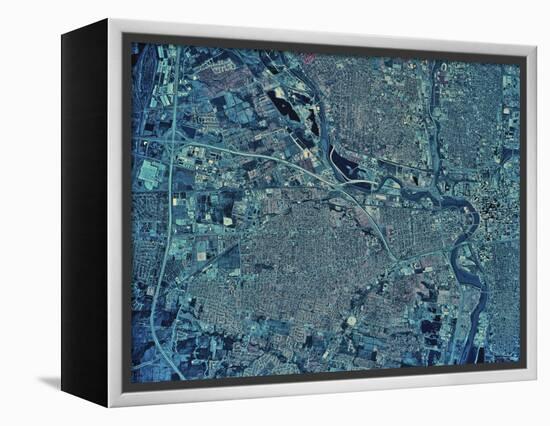 Columbus, Ohio-Stocktrek Images-Framed Premier Image Canvas