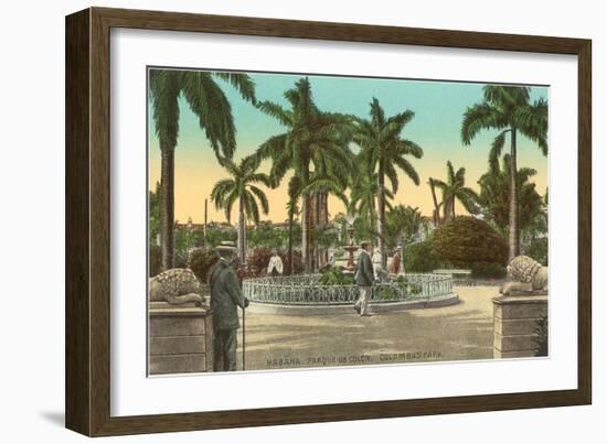 Columbus Park, Havana, Cuba-null-Framed Art Print