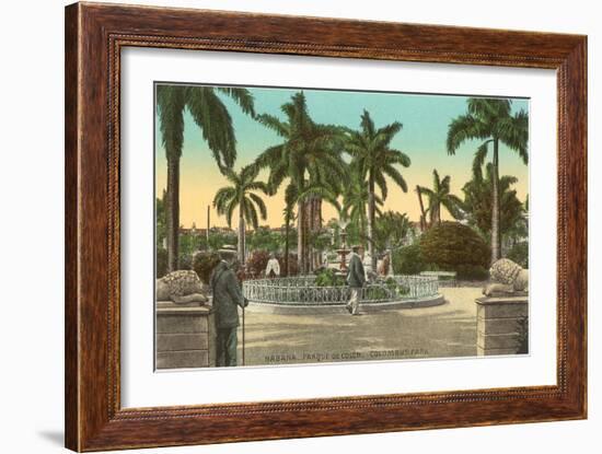 Columbus Park, Havana, Cuba-null-Framed Art Print