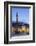 Column at Schlossplatz Square and Neues Schloss Castle-Markus Lange-Framed Photographic Print