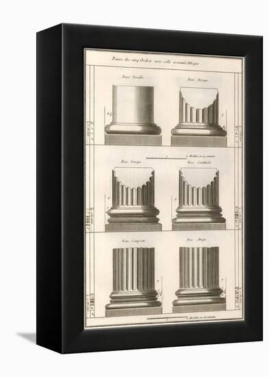 Column Bases, 1777-null-Framed Premier Image Canvas