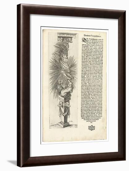 Column Decorated with an Animal Form, 1604-Joseph Boillot-Framed Giclee Print