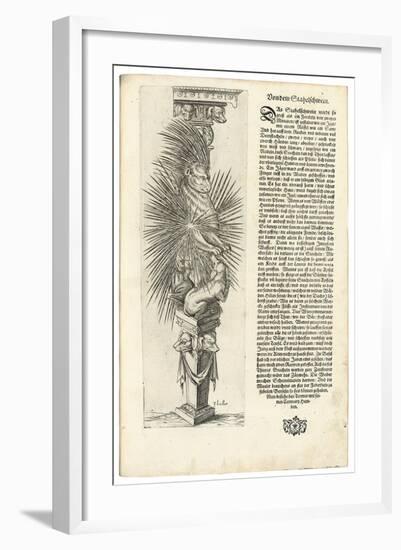 Column Decorated with an Animal Form, 1604-Joseph Boillot-Framed Giclee Print