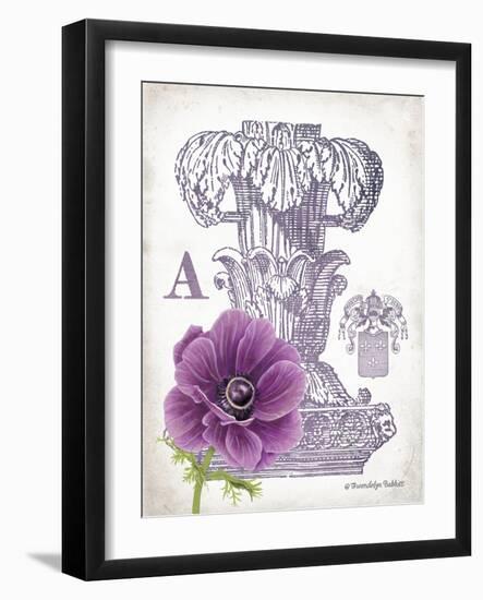 Column & Flower A-Gwendolyn Babbitt-Framed Art Print