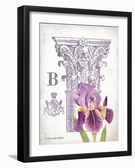 Column & Flower B-Gwendolyn Babbitt-Framed Art Print