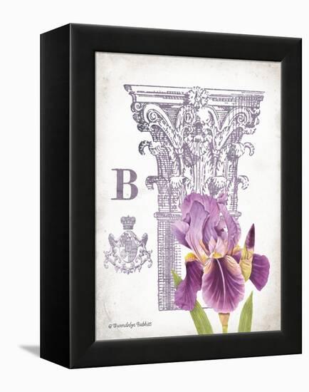 Column & Flower B-Gwendolyn Babbitt-Framed Stretched Canvas