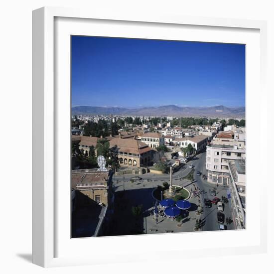 Column from Ancient Salamis Put Up by Venetians in 1489, Ataturk Square, Nicosia, North Cyprus-Christopher Rennie-Framed Photographic Print