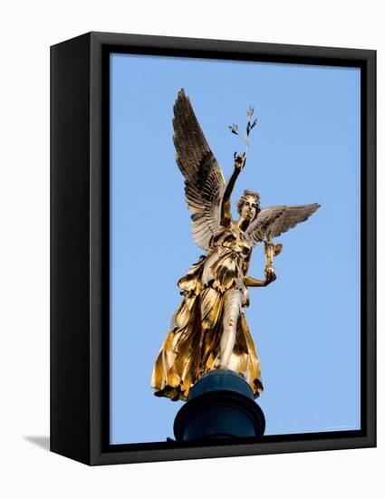 Column of the Angel of Peace (Friedensengel), Munich, Bavaria, Germany-Yadid Levy-Framed Premier Image Canvas