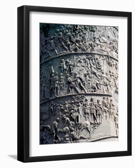 Column of Trajan-Apollodorus Of Damascus-Framed Art Print